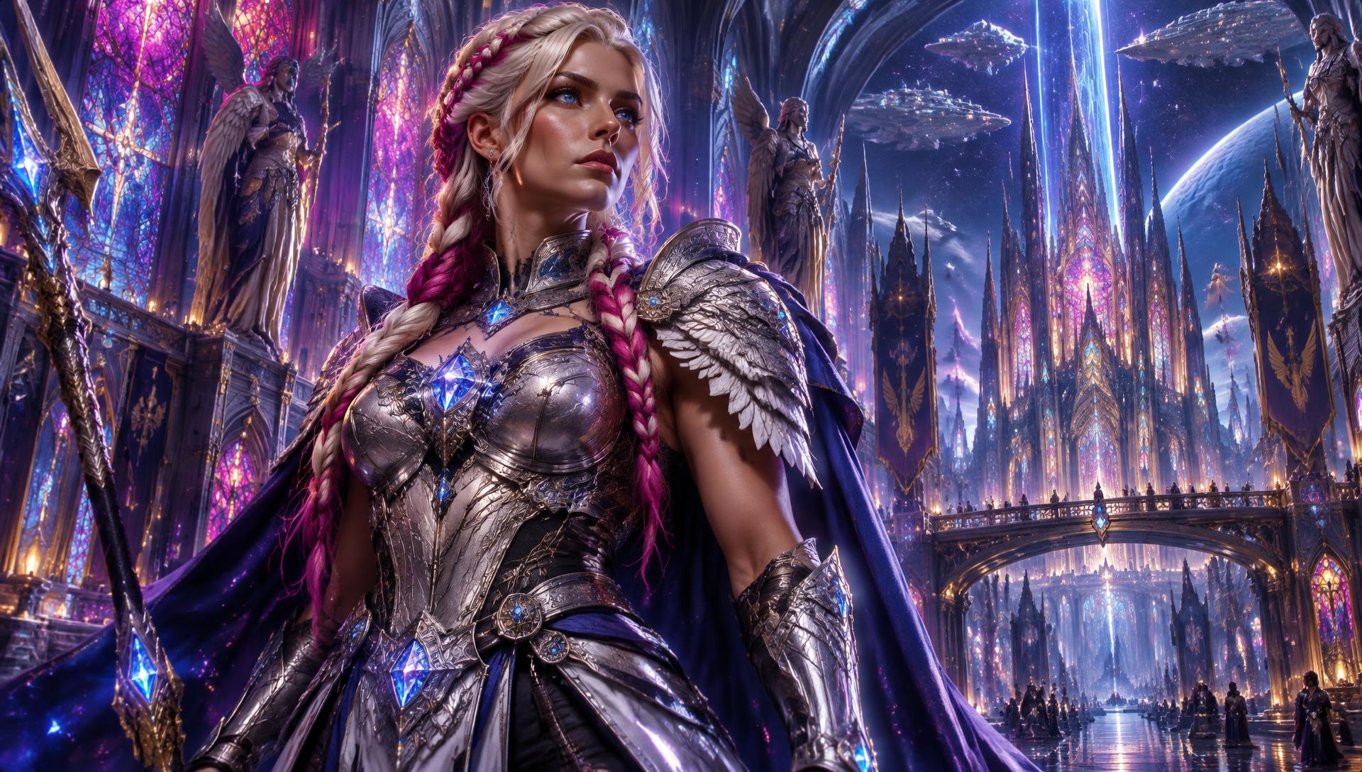 Valkyrie in the cathedral-city of the great ship